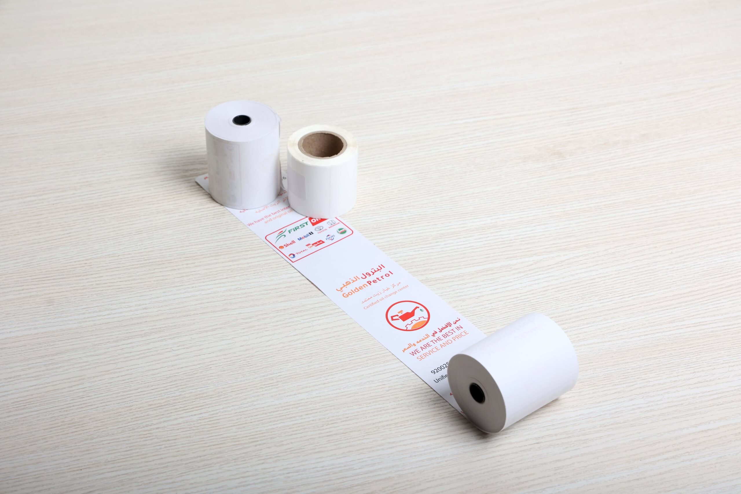 كاش رول مطبوع