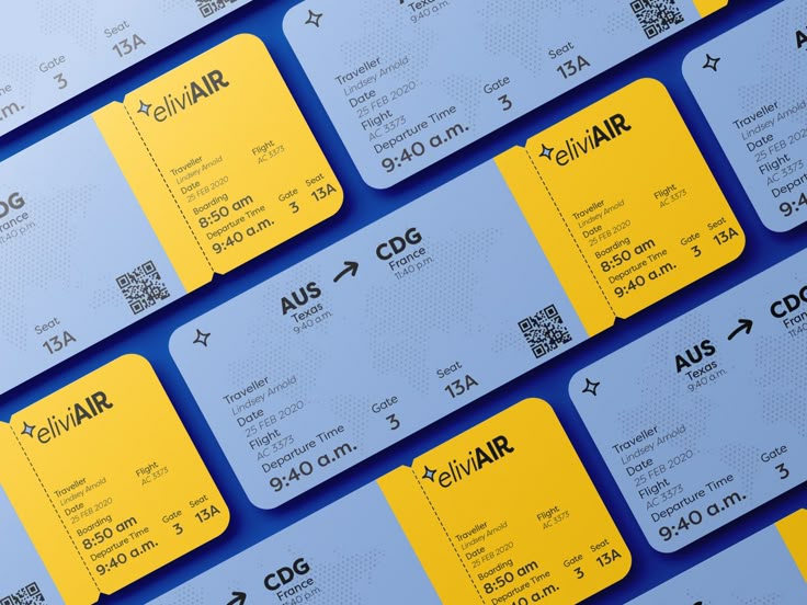 بطاقة الطائرة